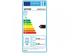 Gorenje GKS5C71CLI kombinált tűzhely bézs